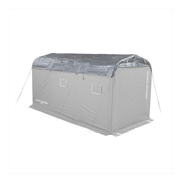 DCC585-SL バイクガレージDCC330XL用UV耐候ルーフ シルバー メーカー直送