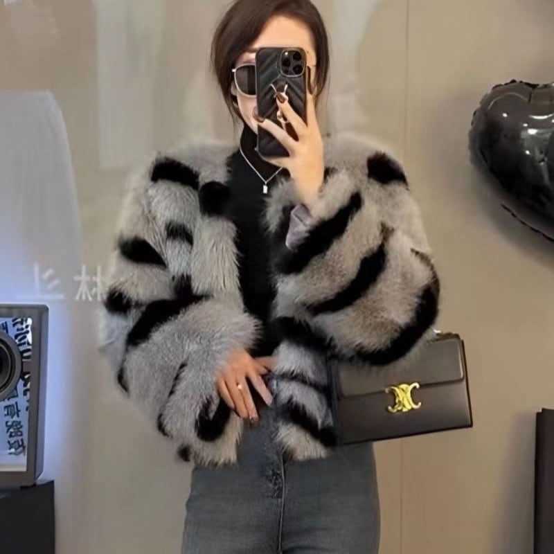 新品セール アウターアウター 毛皮コート 秋 冬 コート 厚手 保温 ジャケット ゆったり レディース