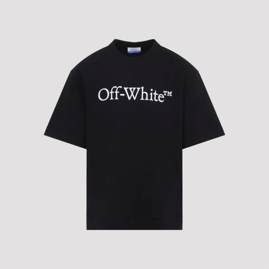 OFF WHITE Men T-Shirts OMAA120C99JER0081000 BLACK WHITE