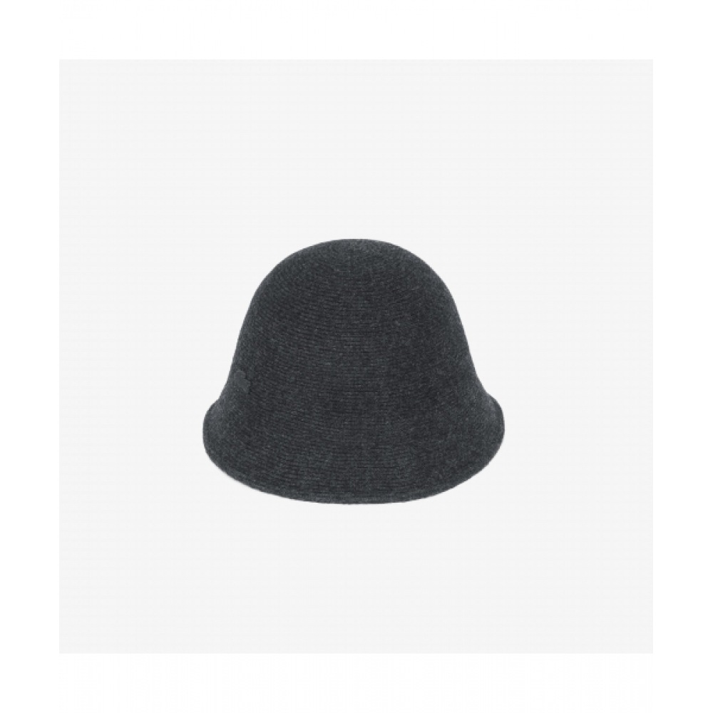 ラコステウールミックスニットバケットハット女性用 [チャコールグレー]