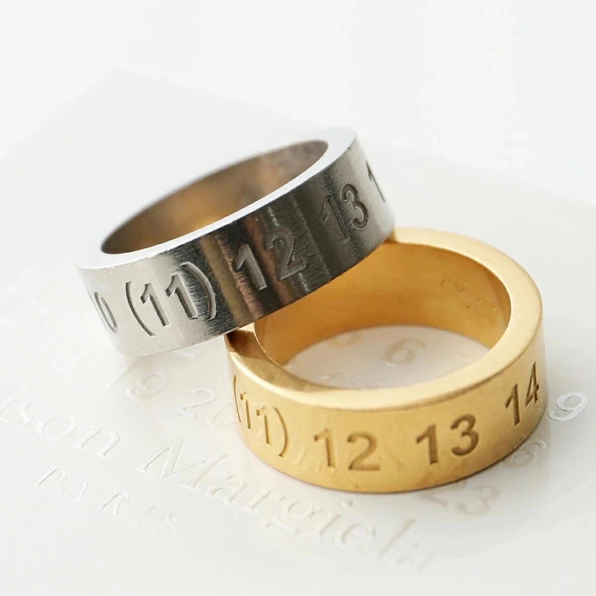 MAISON MARGIELA 11 マルジェラ リング SI8UQ0003 SV0129 レディース ナンバーロゴ スリム アクセサリー シルバー925 si
