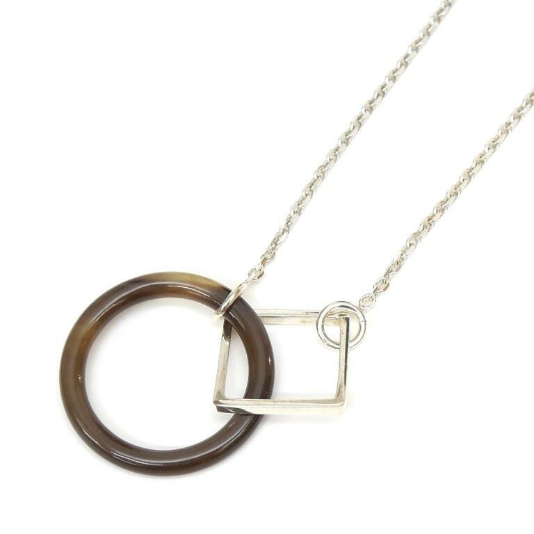 エルメス HERMES ネックレス バッファローホーン /シルバー/SV925 【中古】(64294) 28,600円