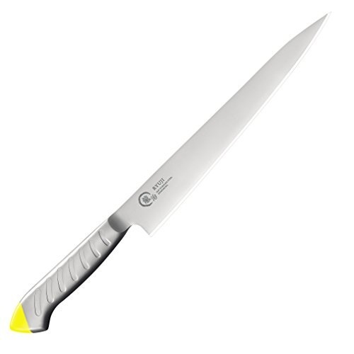 龍治 ステンカラー 筋引包丁 270mm 黄 RYS-23Y