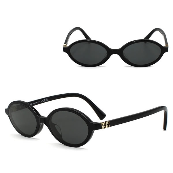 サングラス 0MU 04ZSF 1AB5S0 50 サングラス アジアンフィット レディース ブラック ダークグレー