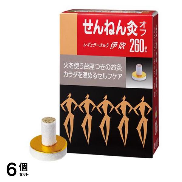せんねん灸オフ レギュラーきゅう 伊吹 260点入 6個セット