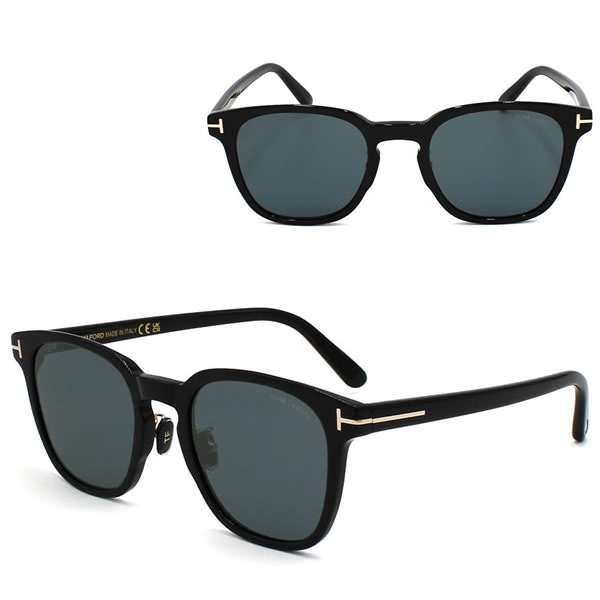 サングラス FT1051-K/S 01A 56 TF1051-K ECO ブラック グレー アジアンフィット EYEWEAR メンズ レディース