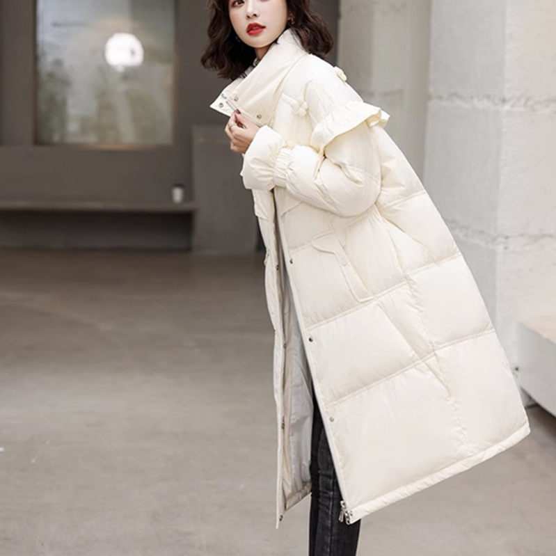 ロング コート レディース ダウンジャケット 膝下 秋冬 防寒 防風 軽量 上品 厚手 着痩せ おしゃれ 通学 通勤 旅行 秋 冬 暖かい 女性用 膝下 丈 保温 防風 ロングコート OceanMap 10,832円