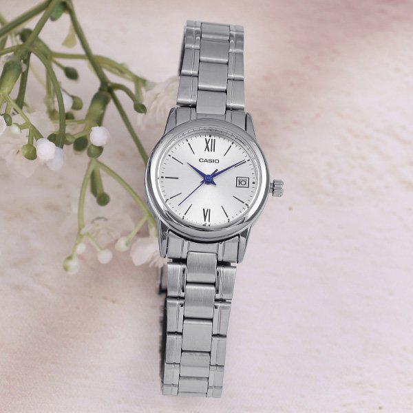 LTP-V002D-7B3 デイリー シンプル アナログ スーツ レディース メタルウォッチ d