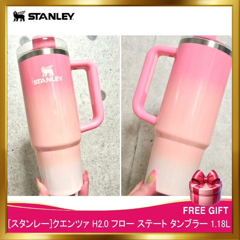 [韓国正規品]ククエンツァ H2.0 フロー ステート タンブラー 1.18Lピンク メサ サンセット/韓国人気スターバックスタンブラー/バレンタインデー 新商品 タンブラー