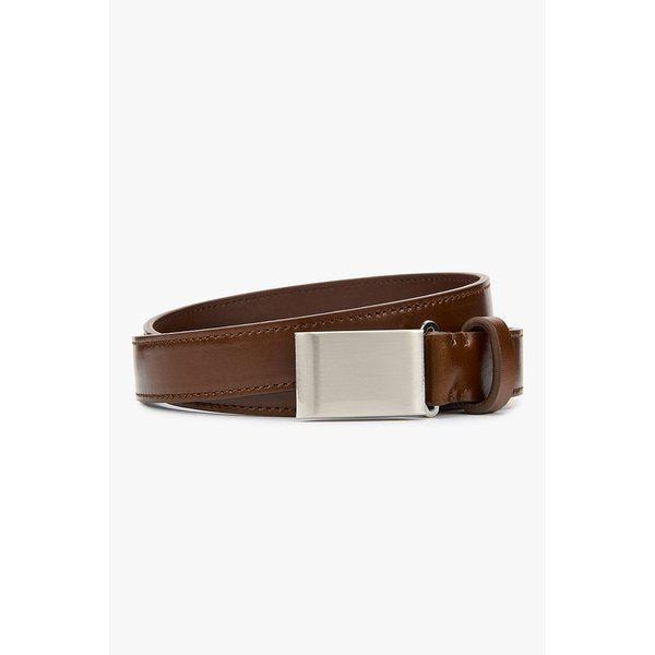 [MEN] シルバーバックル牛革ベルト9156299003071