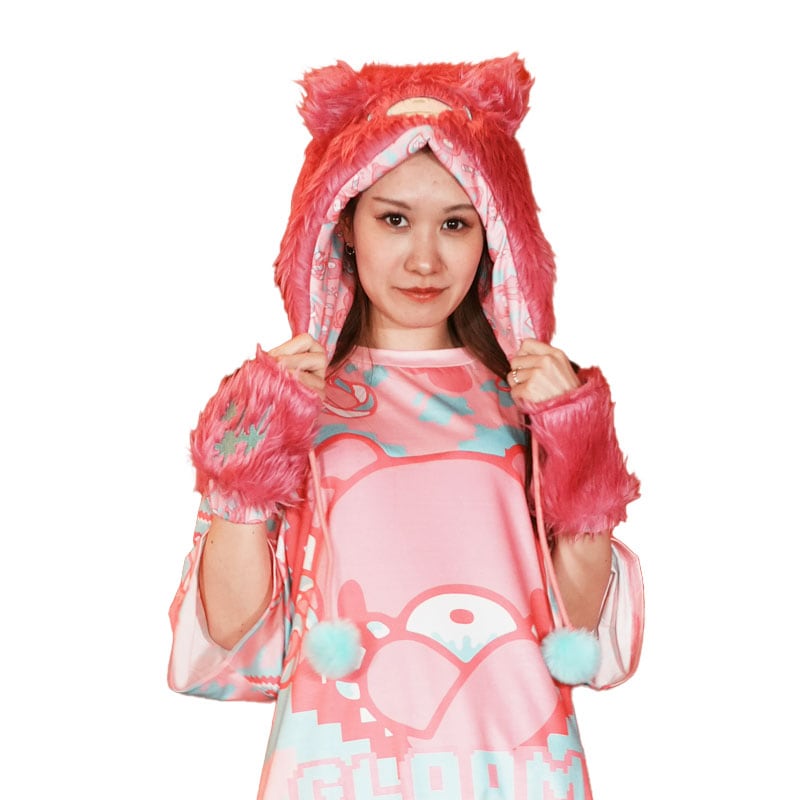 Gloomy x Sophie Powers Candy ハット 帽子 キャップ ファッション 原宿系 原宿 病みかわいい ピンク/ミント jr-gsp-hat-04