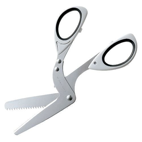 （まとめ買い）シュレッダーはさみ 白 S6301401 00066362 [x3]