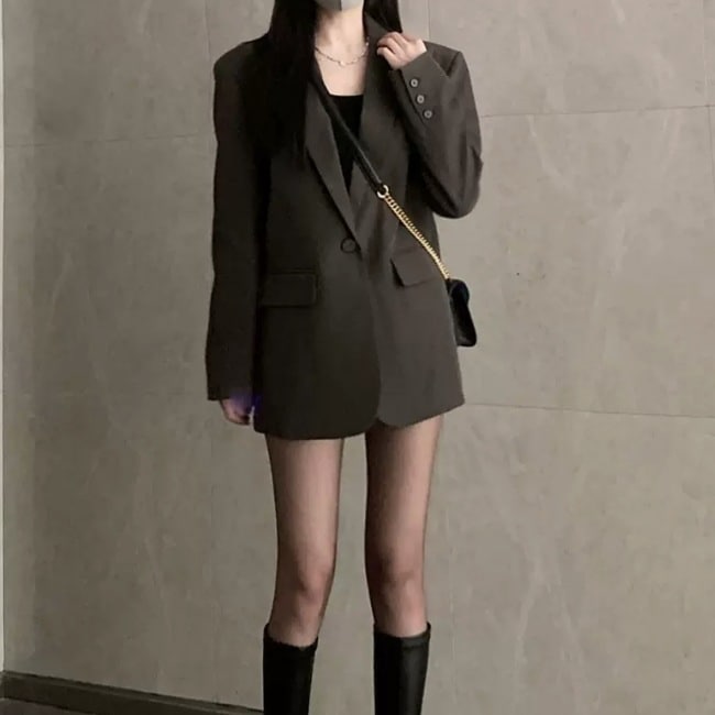 アウター ジャケット 上着 袖あり 長袖 かわいい 大人可愛い きれいめ シンプル カジュアル 大人 上品 おしゃれ お洒落 かっこいい レトロ 大人女子 こなれ感 ラフ メンズライク ルーズ 個性的