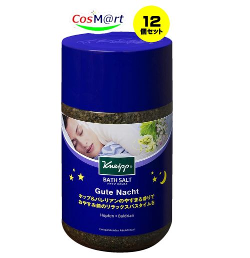 【12個セット】 クナイプ グーテナハト バスソルト ホップ&バレリアンの香り 850g 4580294850964-12