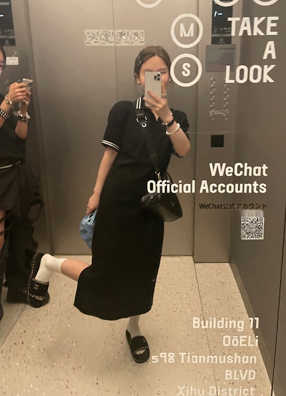 2022 夏新ポロカラーニットドレス女性のウエスト痩身ミッドレングス Tシャツドレス