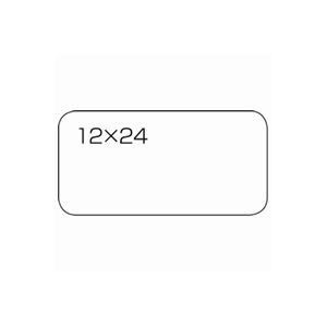 (業務用10セット) ジョインテックス 白無地ラベルシール 強粘着 12mm24mm 360片5パック B554J-5