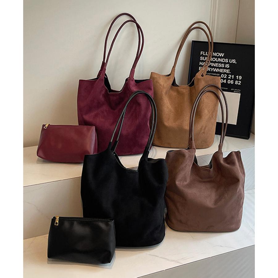 【急速出荷!】【本日限定 】バッグ トートバッグ 肩掛けバッグ ポーチ付秋冬