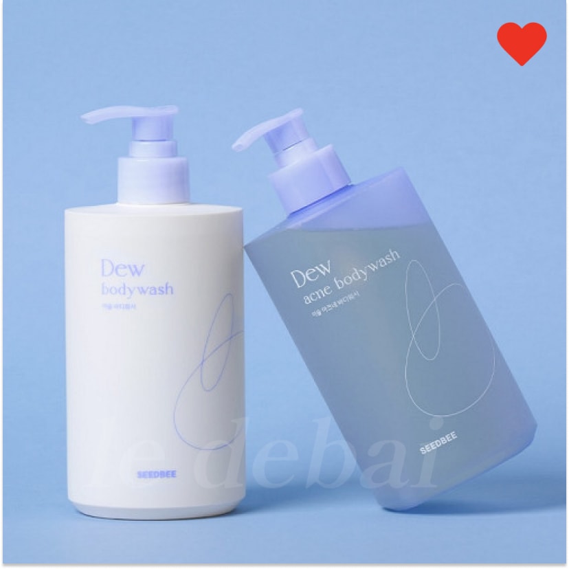 露生分解 ボディウォッシュ500ml + アクネ ボディウォッシュ500ml / 生分解98%認証 / グリーンティーの香り / 弱酸性ボディウォッシュ