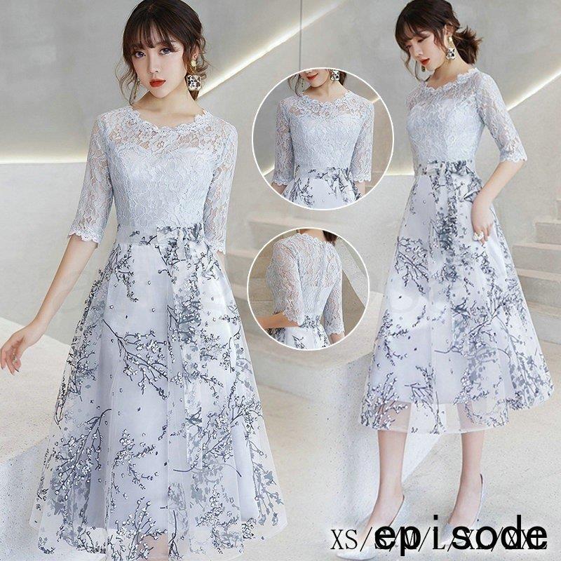 パーティードレス 10代 20代 30代40代 ワンピース おしゃれ フォーマル お呼ばれ ミモレ丈 カラードレス キレイめ 結婚式 成人式 おしゃれ レディース