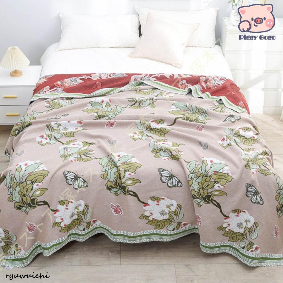 ガーゼケット ブランケット ル 多重 ガーゼ 綿100％ 夏 夏用 タオルケット キルトケット 綿毛布 洗える やわらか 吸湿通気 洗える オール