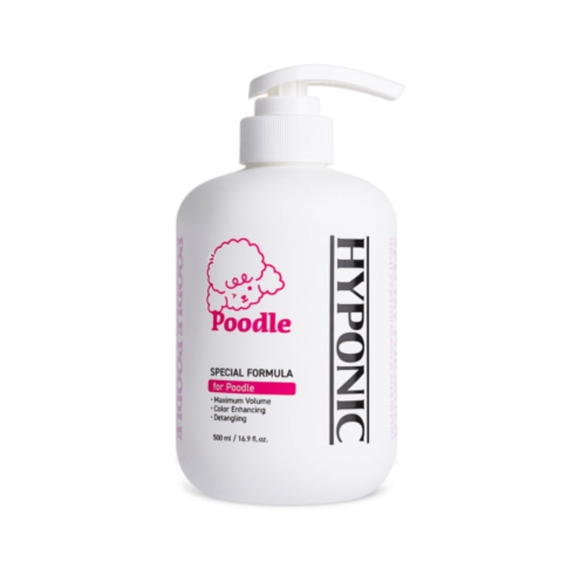低刺激 プードル専用 犬シャンプー, 500ml*1ea (ボリューム感/ディープクレンジング/肌保湿/敏感肌/鮮やかな毛色維持)