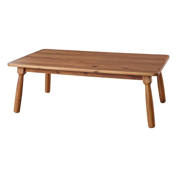 コタツテーブル ブラウン W105×D60×H38 布団なし KT-104N