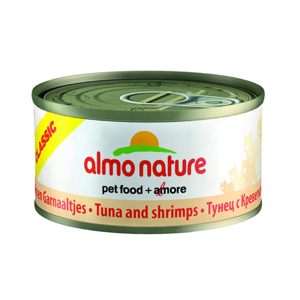 アルモネイチャー キャットフード クラシック まぐろと小エビのご馳走 70g×24個 (ケース販売)