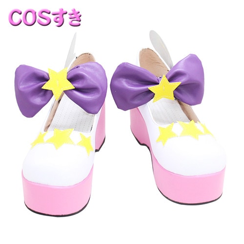 【短納期】アイドルタイムプリパラ 夢川 ゆい（ゆめかわ ゆい） コスプレブーツ 靴 ハロウイン パーティー 仮装