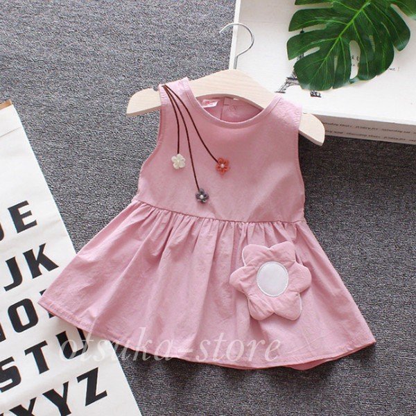 キッズ 女の子 ベビー ワンピース 花 韓国 カジュアル コーデ 夏着 切り替え 子供服 スウィート 爆安プライス