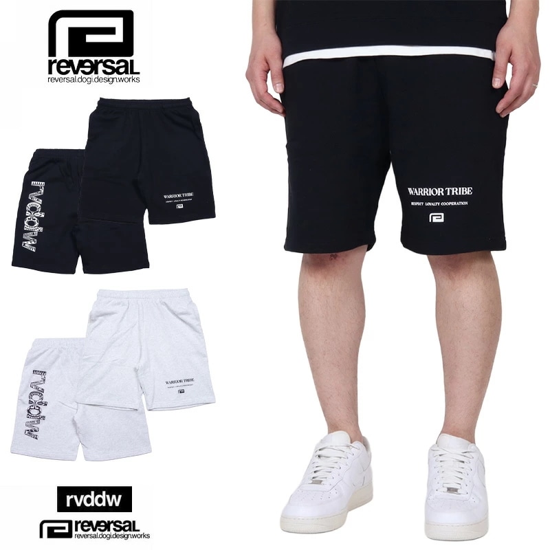 リバーサル ショートパンツ reversal rvddw ハーフ スウェットショーツ セットアップ対応 メンズ ブランド 大きいサイズ 格闘技