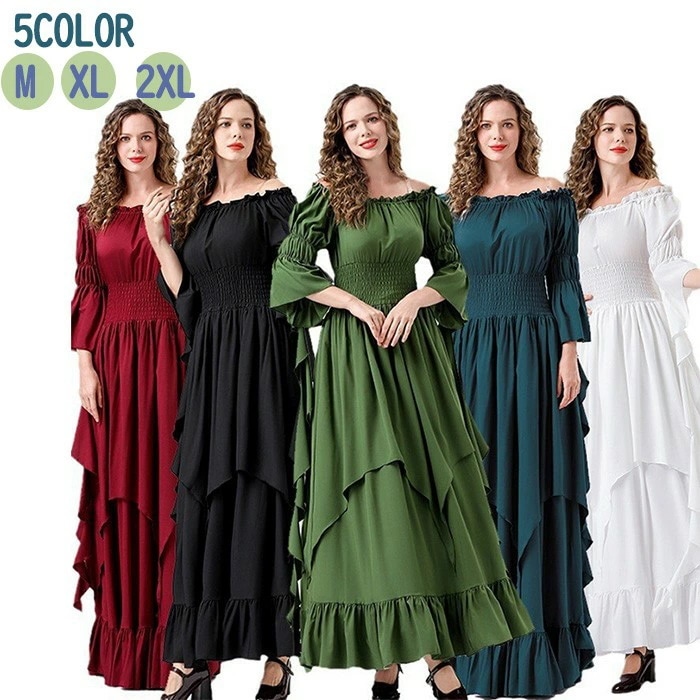 仮面舞踏会ドレス ゴシック様式 ビクトリア 風 宮廷服ドレス ワンピース コスチューム ワンピース パーティードレス 衣装 コスプレ クリスマス ハロウィン 代劇 学園祭 文化祭 舞踏会 dh008l 5,708円