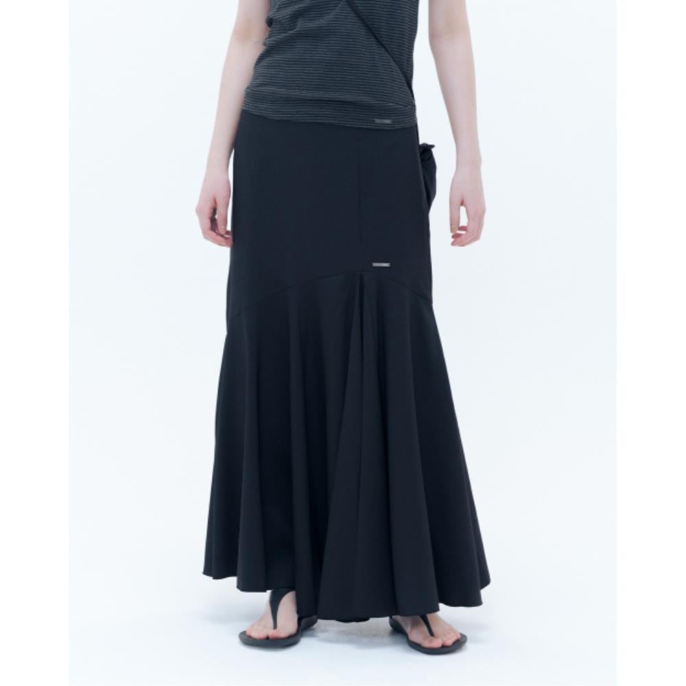 MISEKI SEOUL Flare long skirt BLACK MSK252SK06BK 14,868円