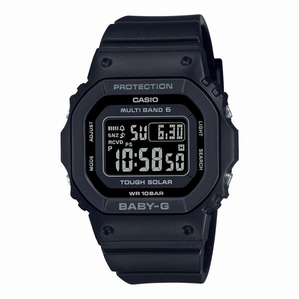取寄品 正規品 CASIO腕時計 カシオ BABY-G ベイビージー デジタル表示 長方形 ソーラー 10気圧防水 BGD-5650-1CJF レディース腕時計