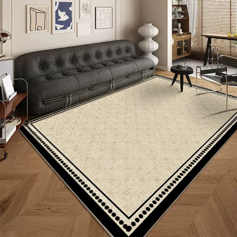 韓国新しいレトロリビングカーペット シンプルすべり止めカーペット 吸水性 速乾性絨毯