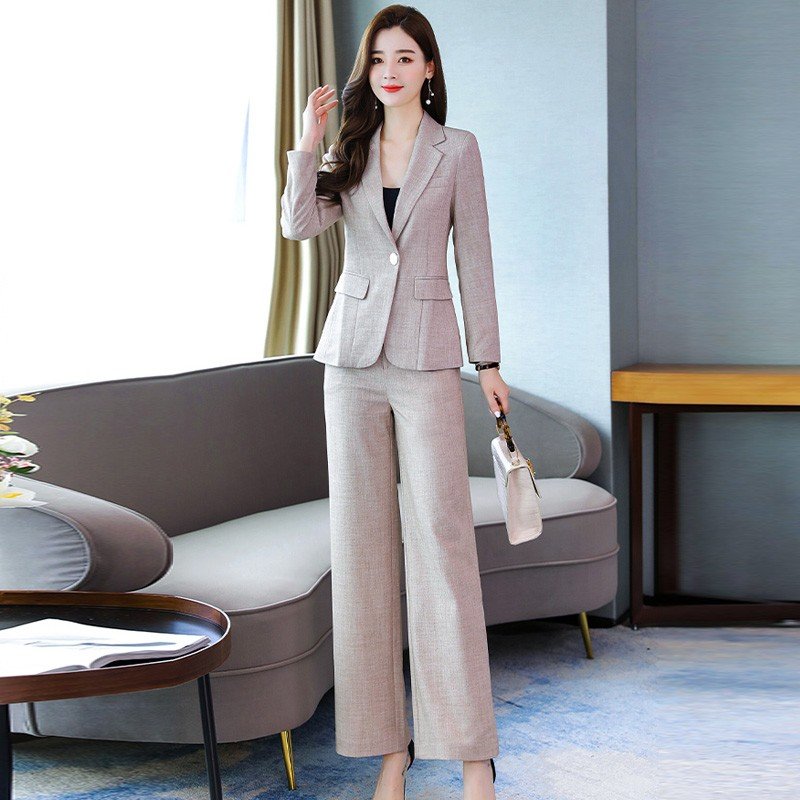 Hot!セットアップ レデース スーツ 春 ワイドパンツ スーツパンツ ジャケット 2点セット 入