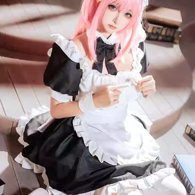 大人気 メイド服 コス衣装 ポチ コスプレ衣装 ロック リトル ロンリー キュート メイド服