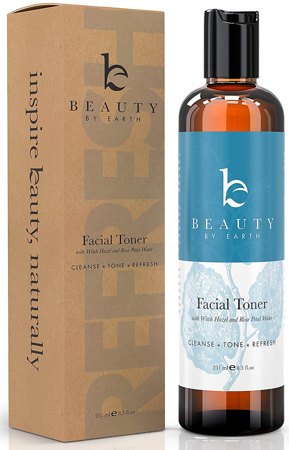 Witch Hazel Face Toner - 水分補給アロエベラを使用したオーガニックローズウォ