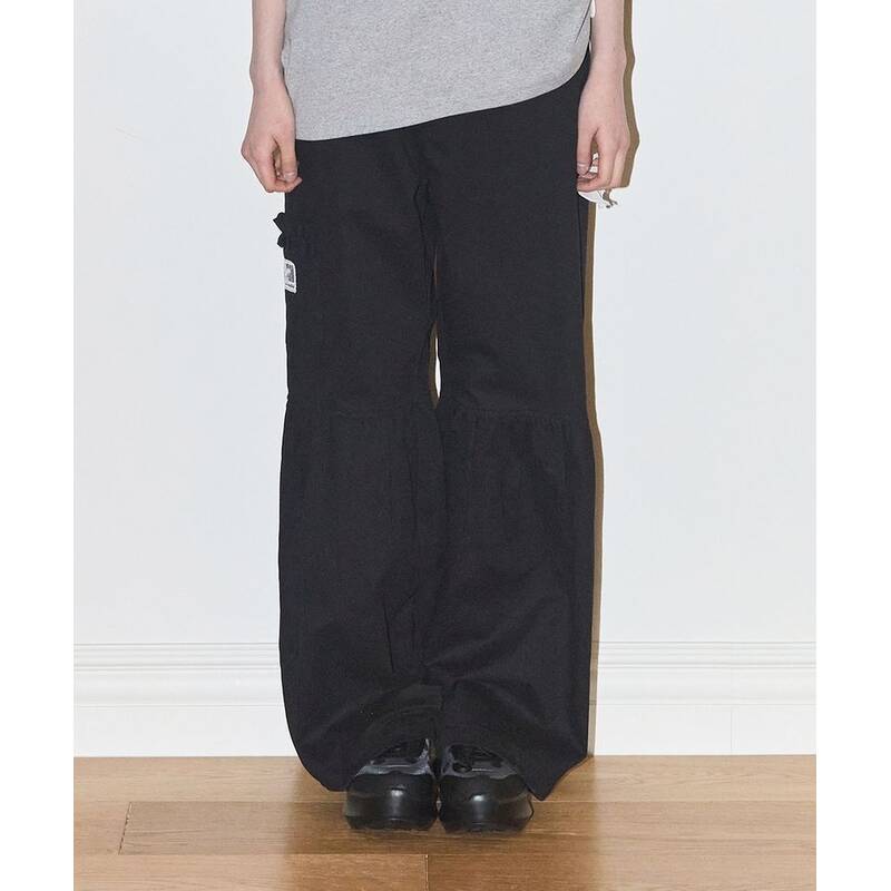ILLIGO シャーリングブーツカットパンツ ブラック 26SPPT01BK 393978