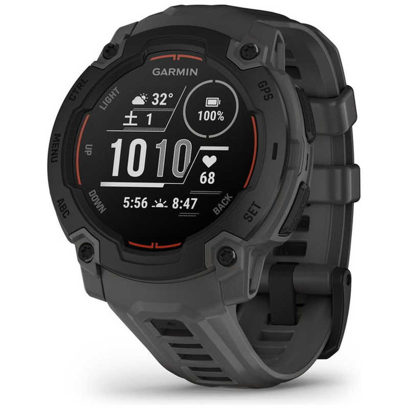 GARMIN　Instinct E (インスティンクト イー)45mm GPSスマートウォッチ (ガーミン) Black/ Charcoal　010-02933-12
