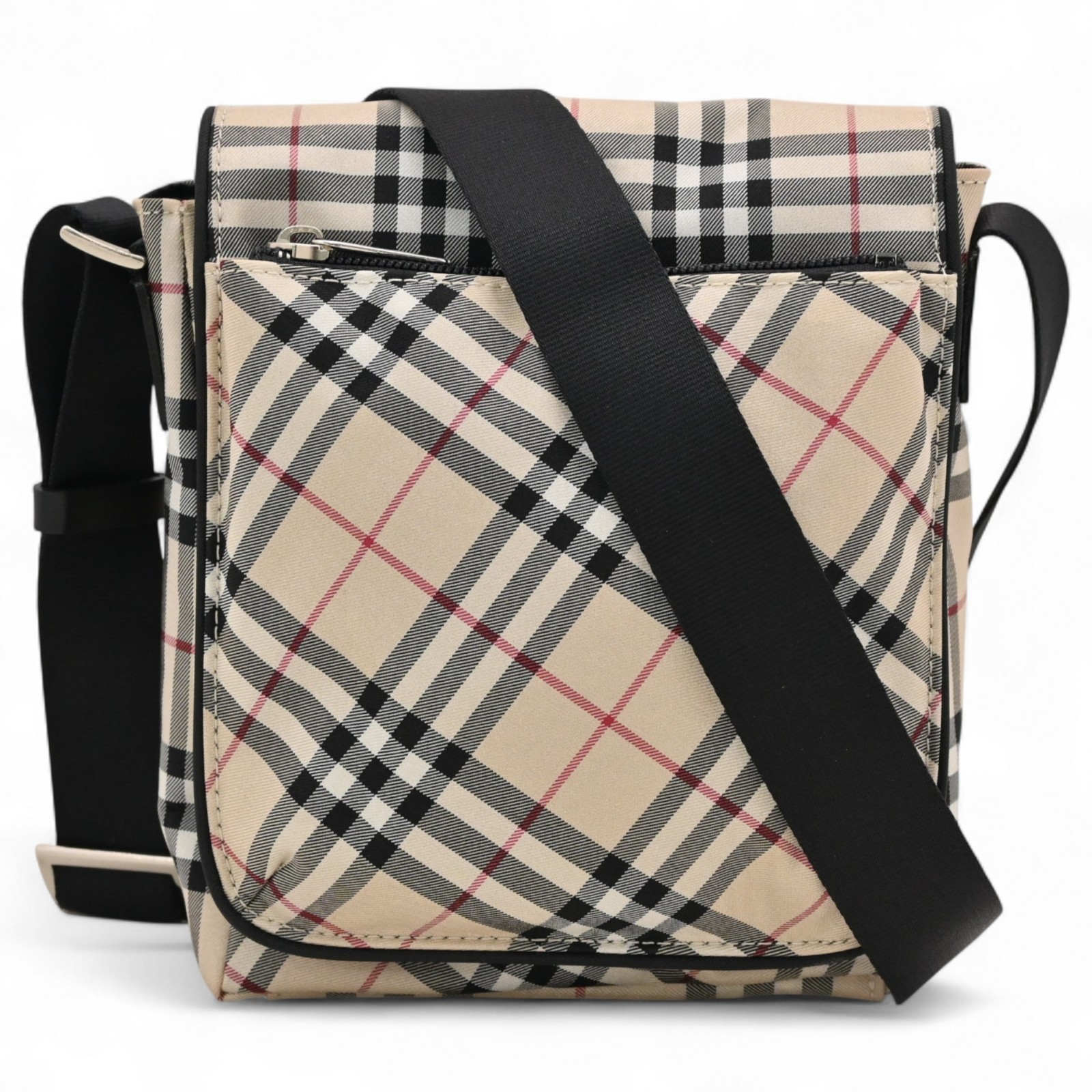 バーバリー ショルダーバッグ ノバチェック ベージュ Aランク bb7512hs 16,644円