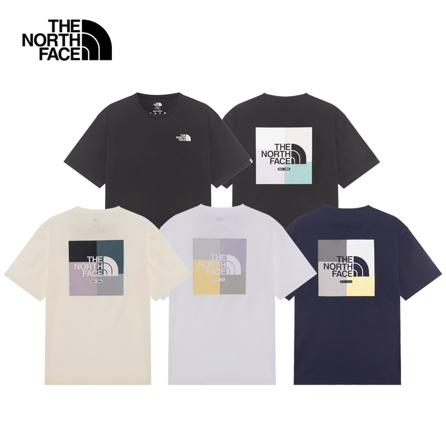 THE NORTH FACE ノースフェイス Tシャツ COLOR PEAK EX S/S R/TEE カラー ピーク ショートスリーブ ラウンドネック ティーシャツ 半袖 男女共用 NT7UR24