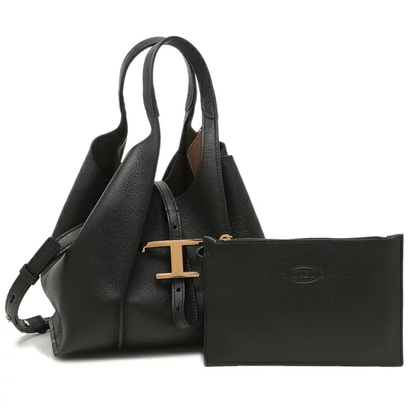 ハンドバッグ ショルダーバッグ Tタイムレス ショッピングバッグ ミニ ブラック レディース XBWTSBA9100 Q8E B999