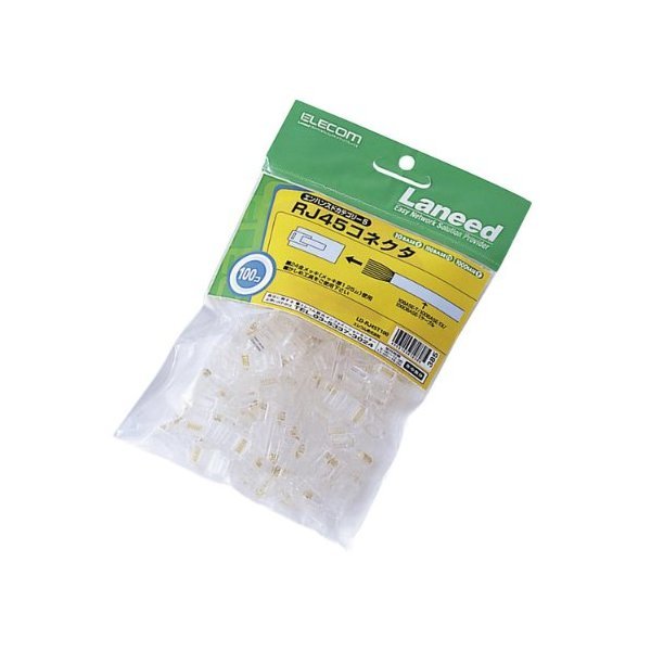 LD-RJ45T100 [RJ45コネクタ(100個セット)] メーカー直送 5,184円