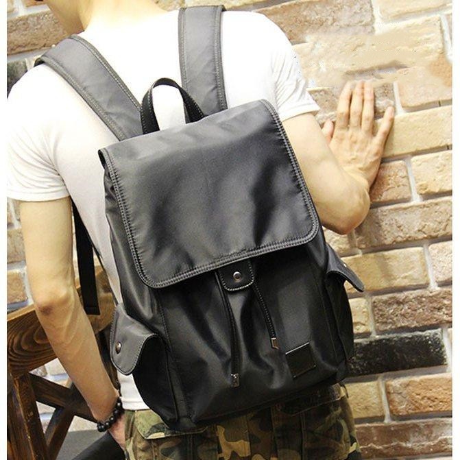 フラップリュック おしゃれ 大容量 撥水 ナイロン ナップサック リュックサック 通学 高校生 大学生 エコバッグ