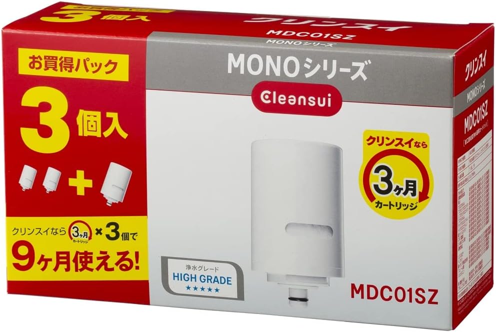 クリンスイ 浄水器 蛇口直結型 MONOシリーズ 交換カートリッジ MDC01SZ