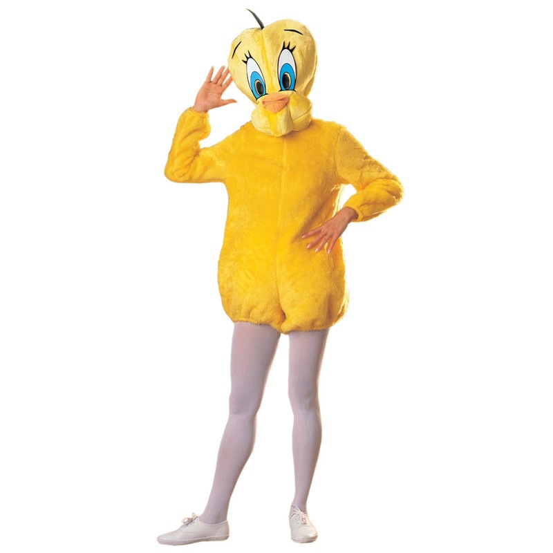 コスプレ 仮装 トゥイーティー 大人用 【 コスプレ 衣装 ハロウィン 仮装 コスチューム アニメ ルーニーテューンズ グッズ 余興 キャラクター 正規ライセンス品 パーティーグッズ メンズ 男性用