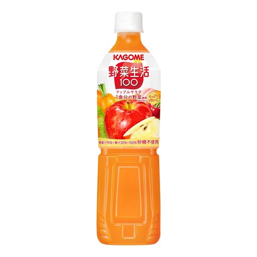 カゴメ 野菜生活100 アップルサラダ スマートPET 720ml ×15本
