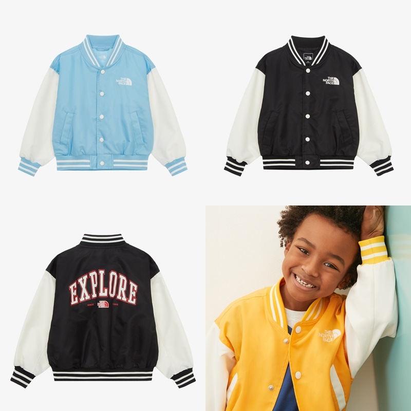 KIDS VARSITY JACKET レタリンググラフィックジャンパーデイリールック 12,402円