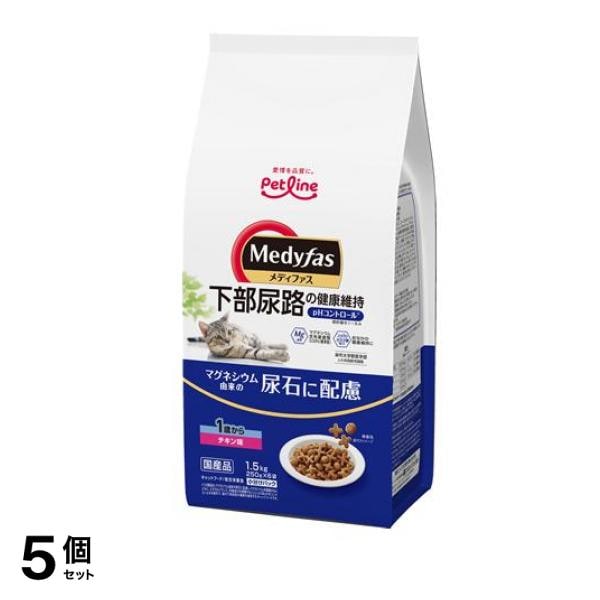 猫用 ドライ 1歳から チキン味 1150g (1.15kg) 5個セット