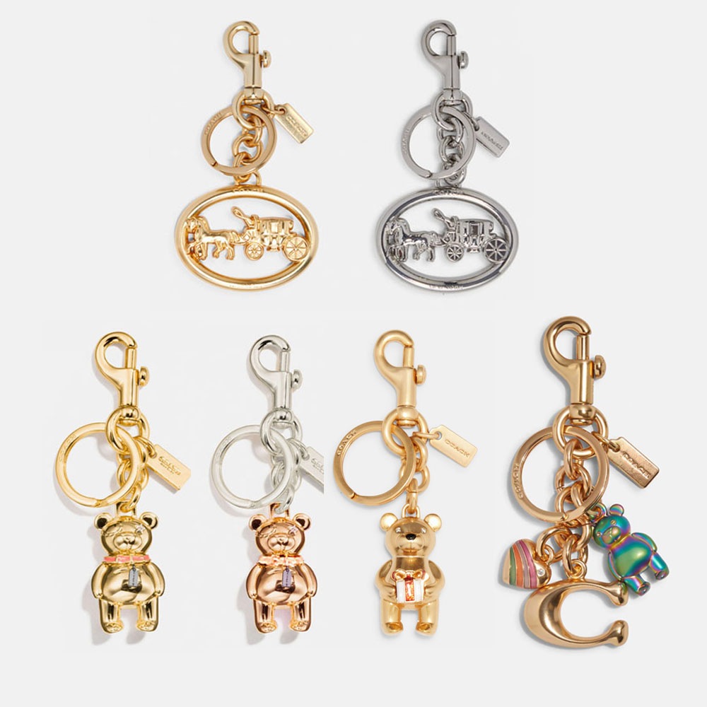 3Dベアー＆ホース キーリング キーホルダー バッグチャーム 87166 5397